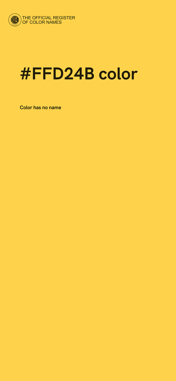#FFD24B color image