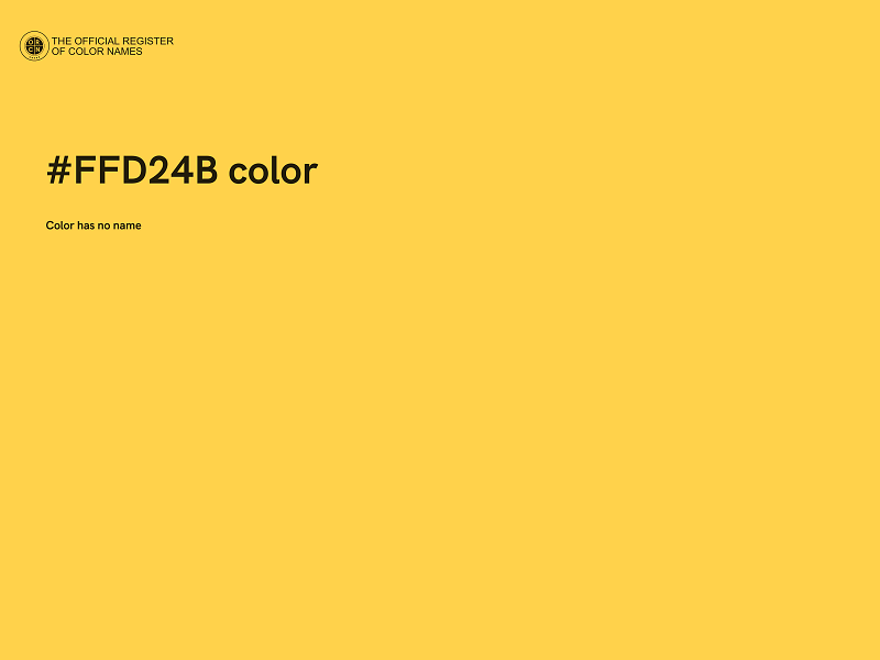 #FFD24B color image