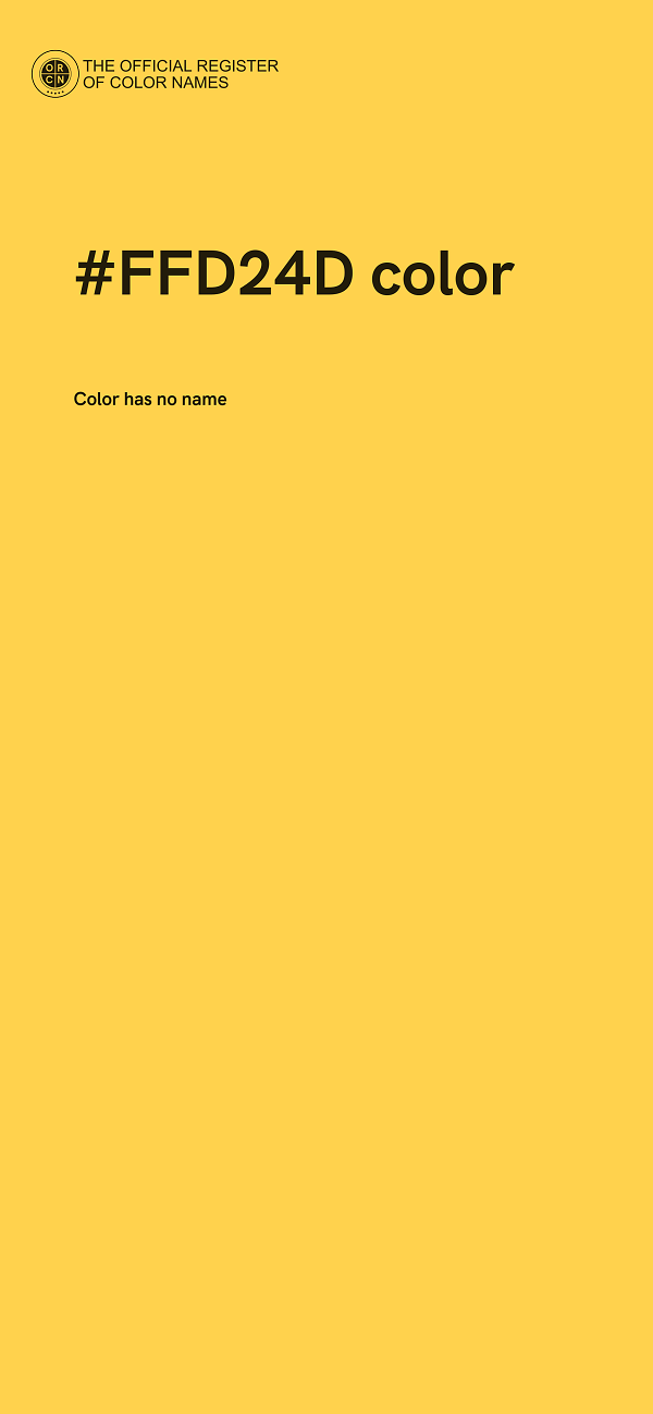 #FFD24D color image