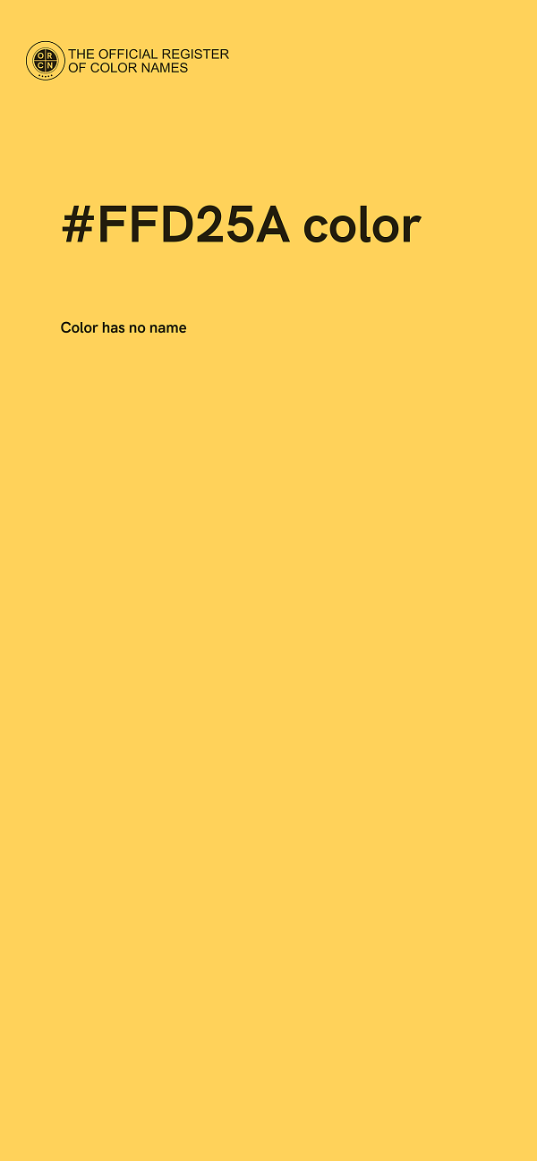#FFD25A color image