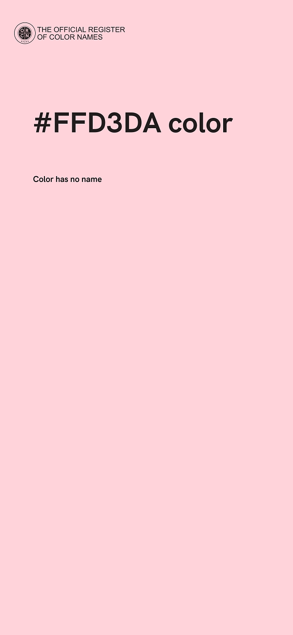 #FFD3DA color image