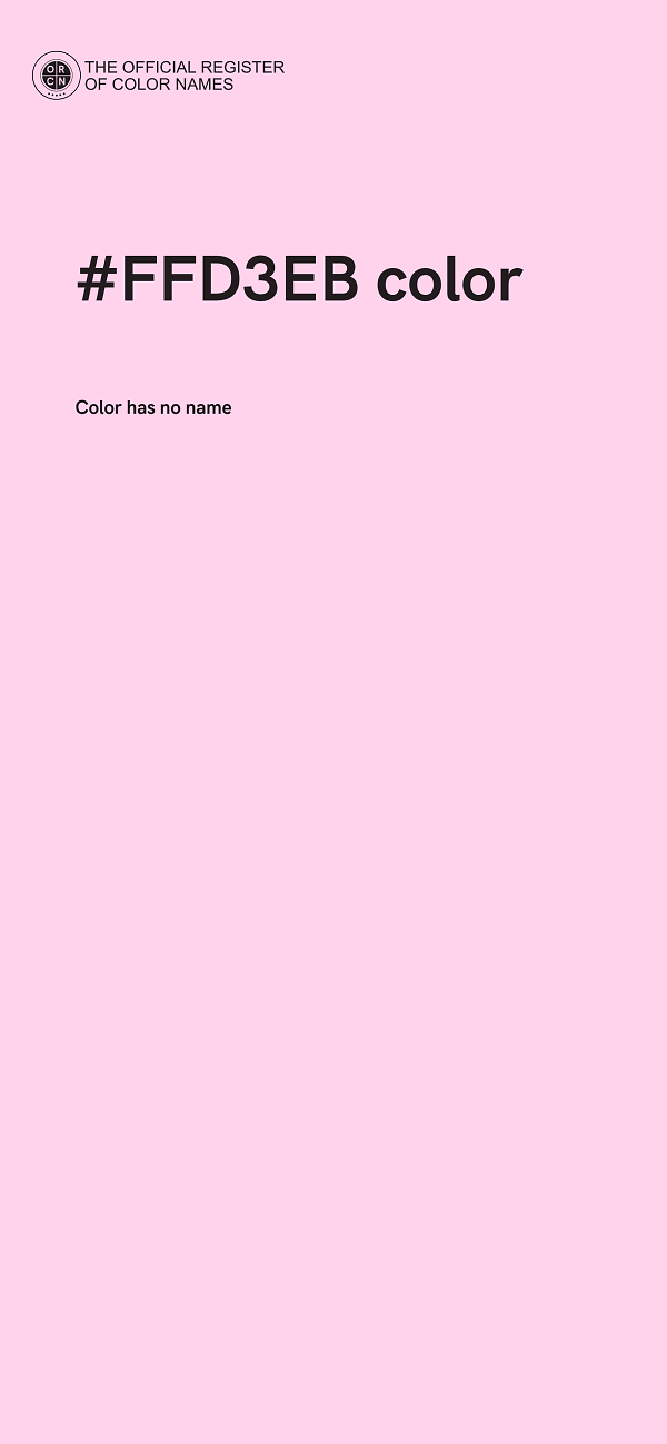 #FFD3EB color image