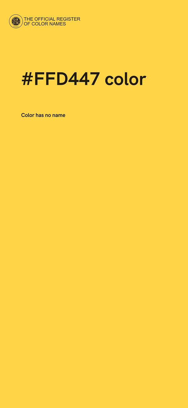 #FFD447 color image