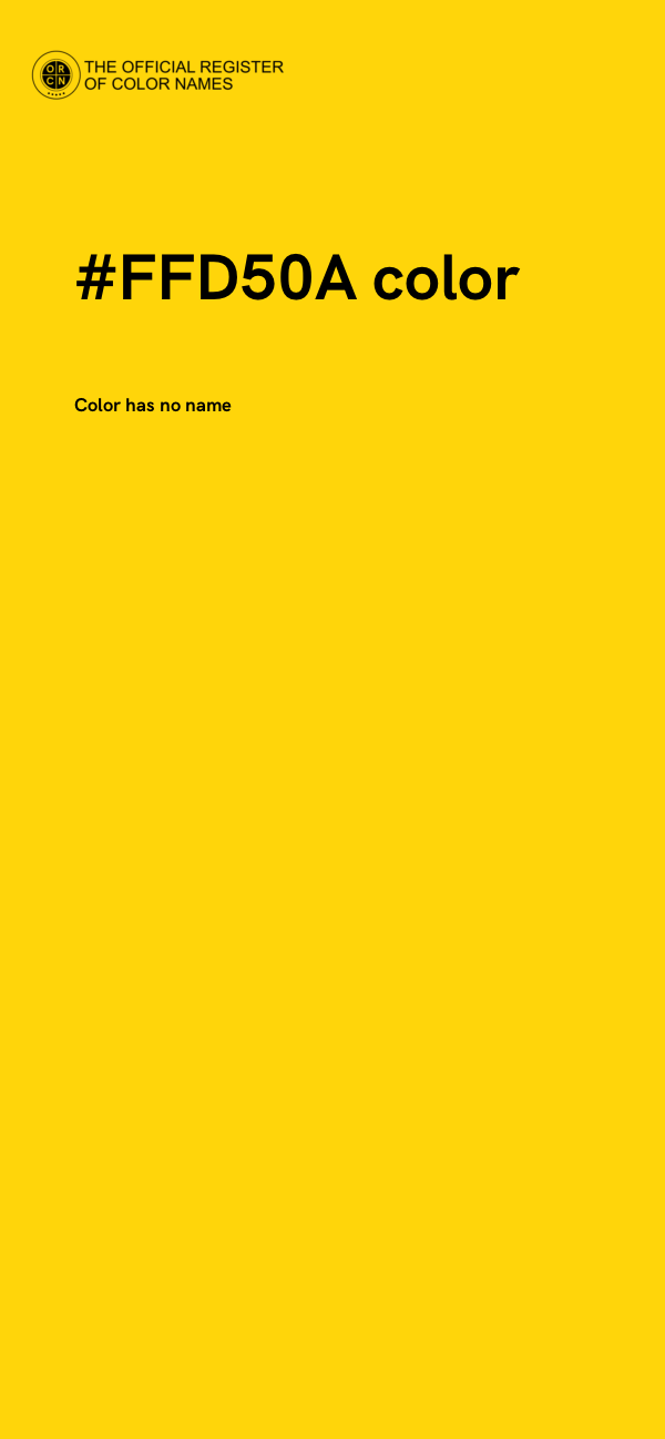 #FFD50A color image