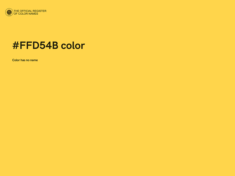 #FFD54B color image