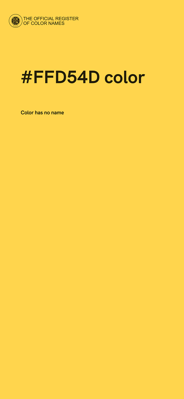 #FFD54D color image