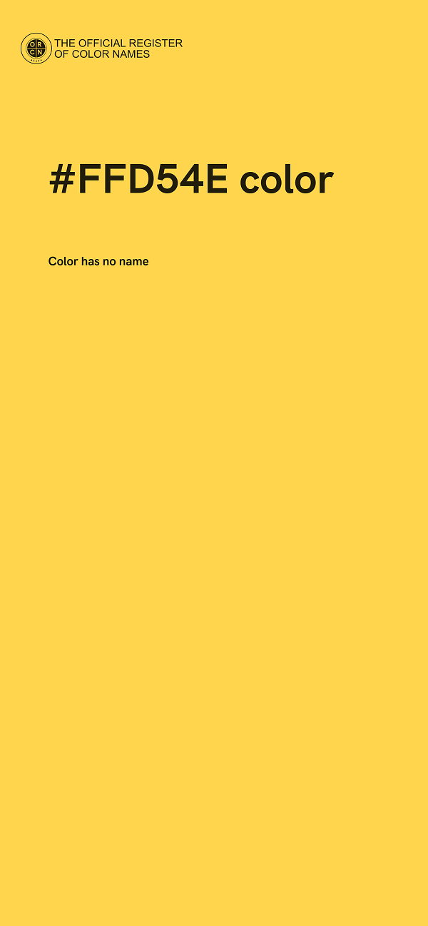 #FFD54E color image