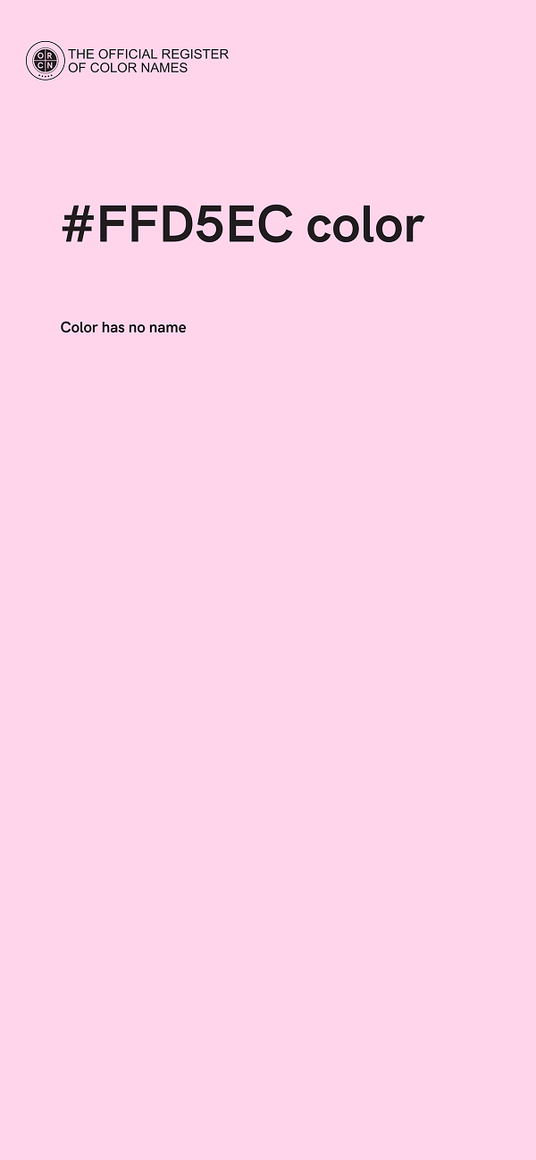 #FFD5EC color image