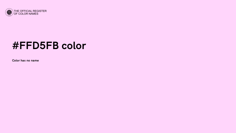 #FFD5FB color image