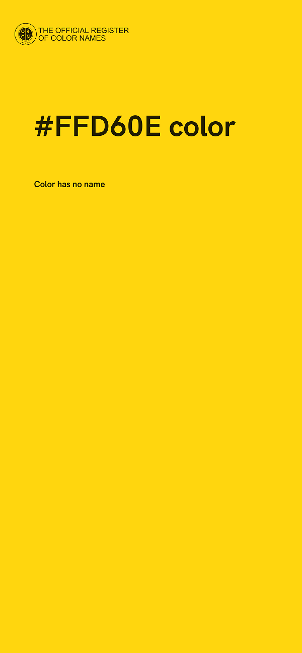 #FFD60E color image