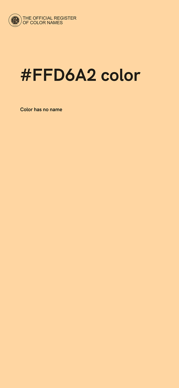 #FFD6A2 color image