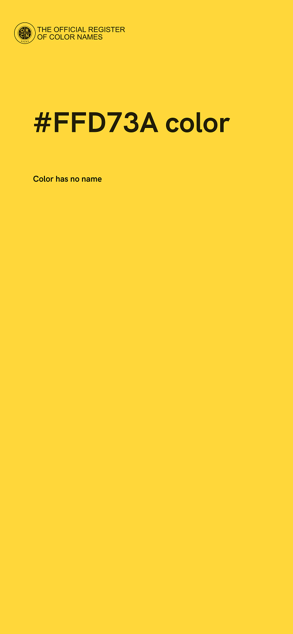 #FFD73A color image