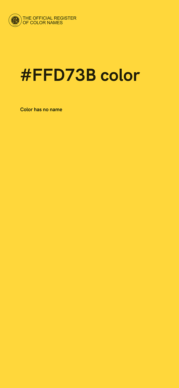 #FFD73B color image