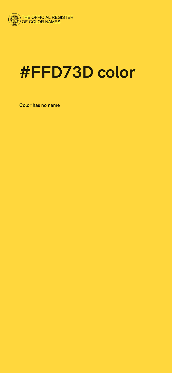 #FFD73D color image