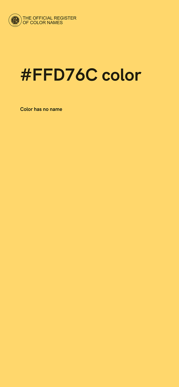 #FFD76C color image
