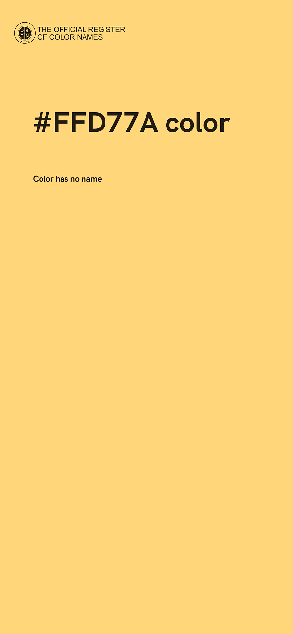 #FFD77A color image