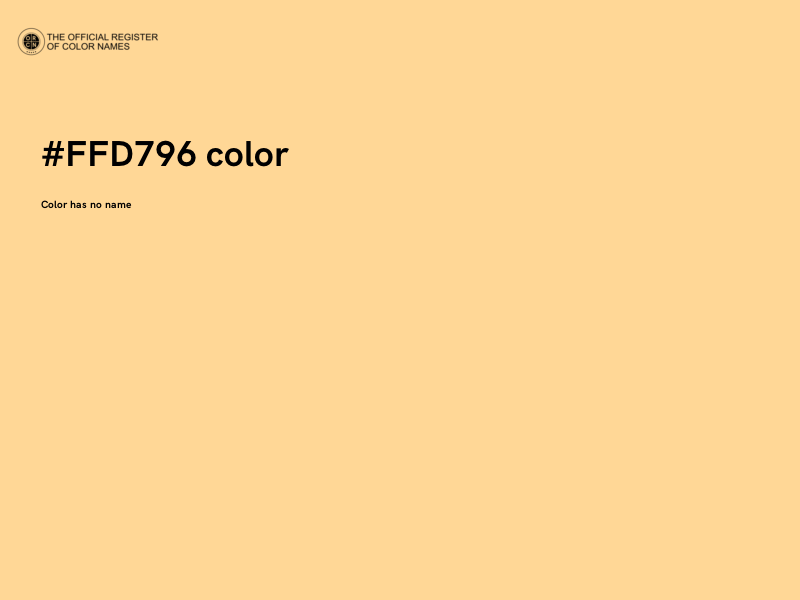 #FFD796 color image