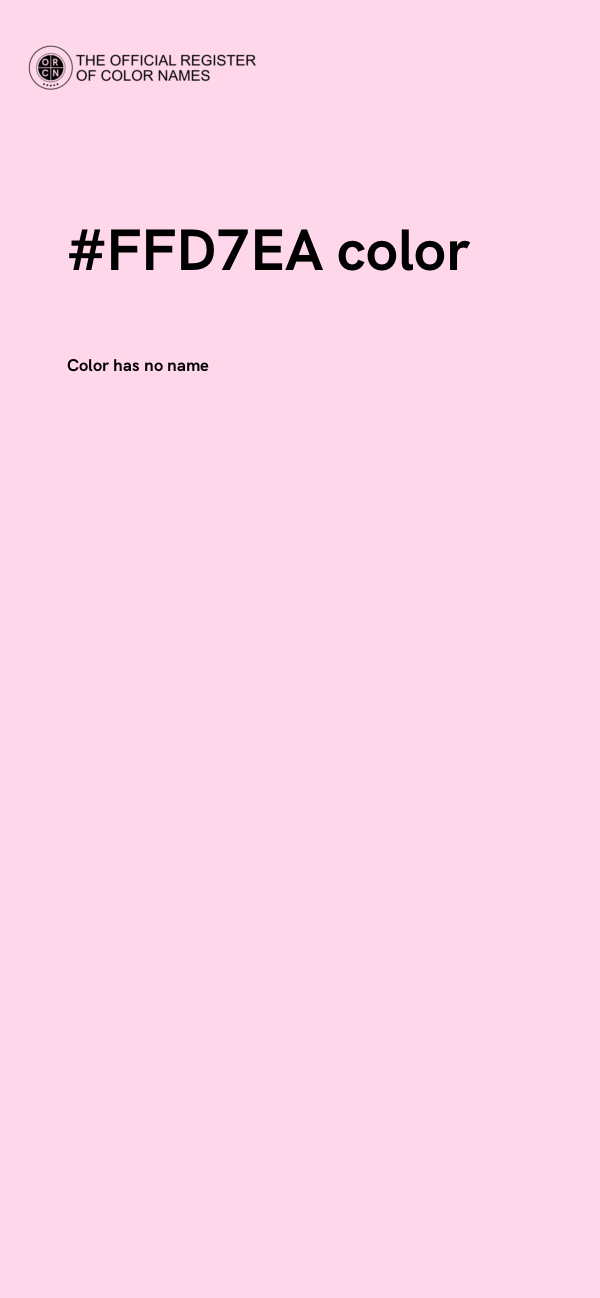 #FFD7EA color image