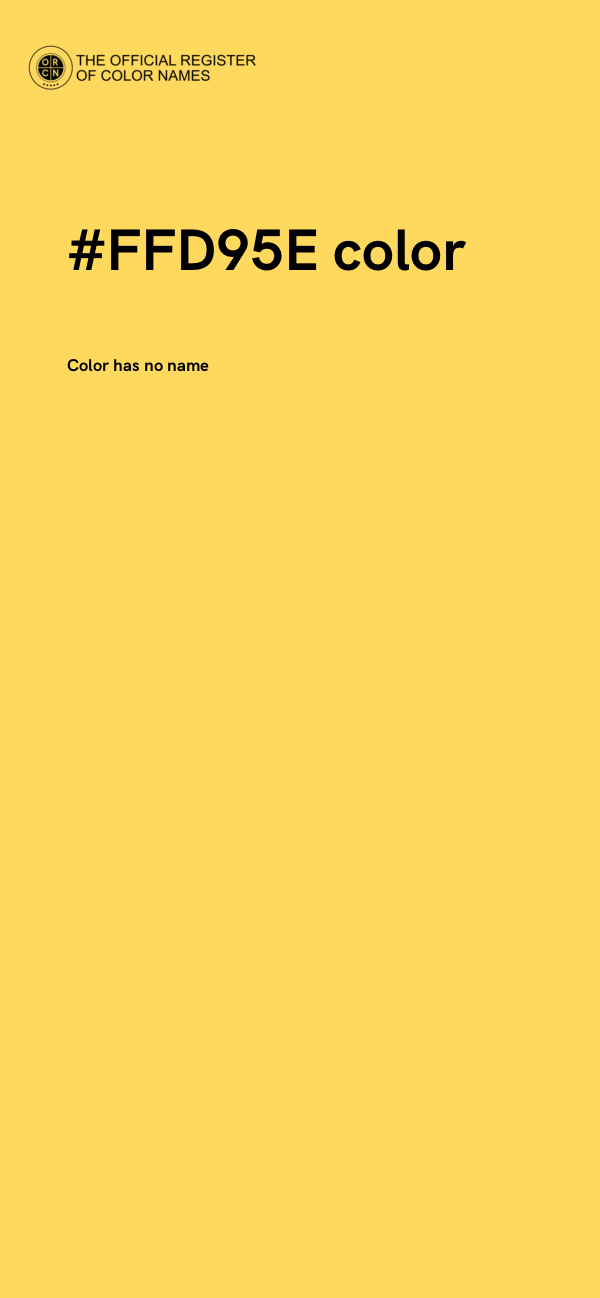 #FFD95E color image
