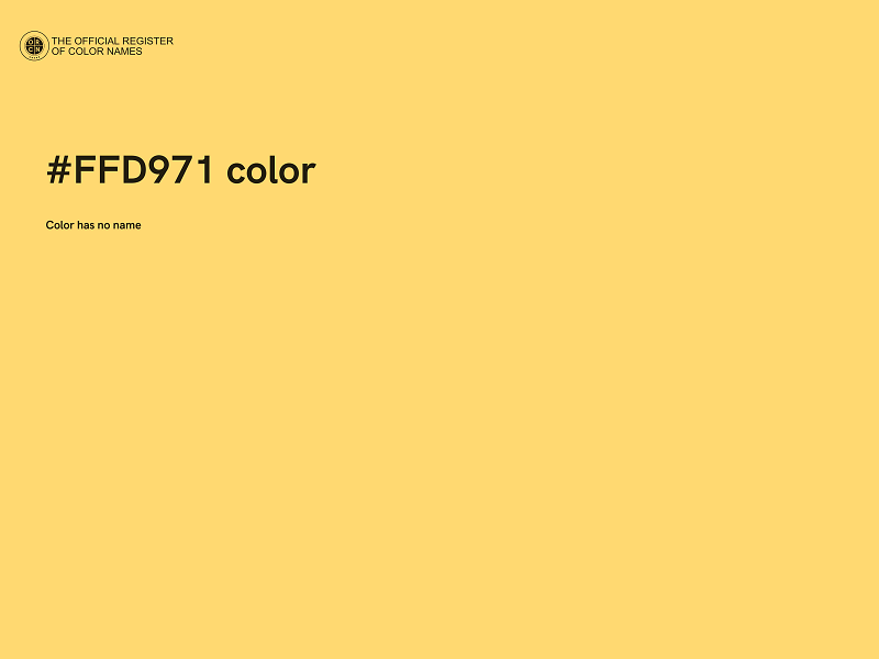 #FFD971 color image