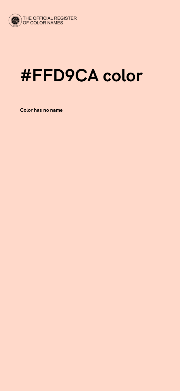 #FFD9CA color image