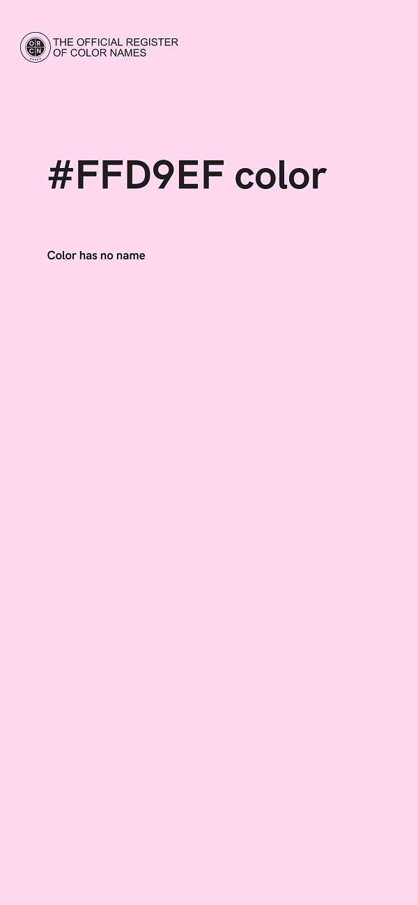 #FFD9EF color image