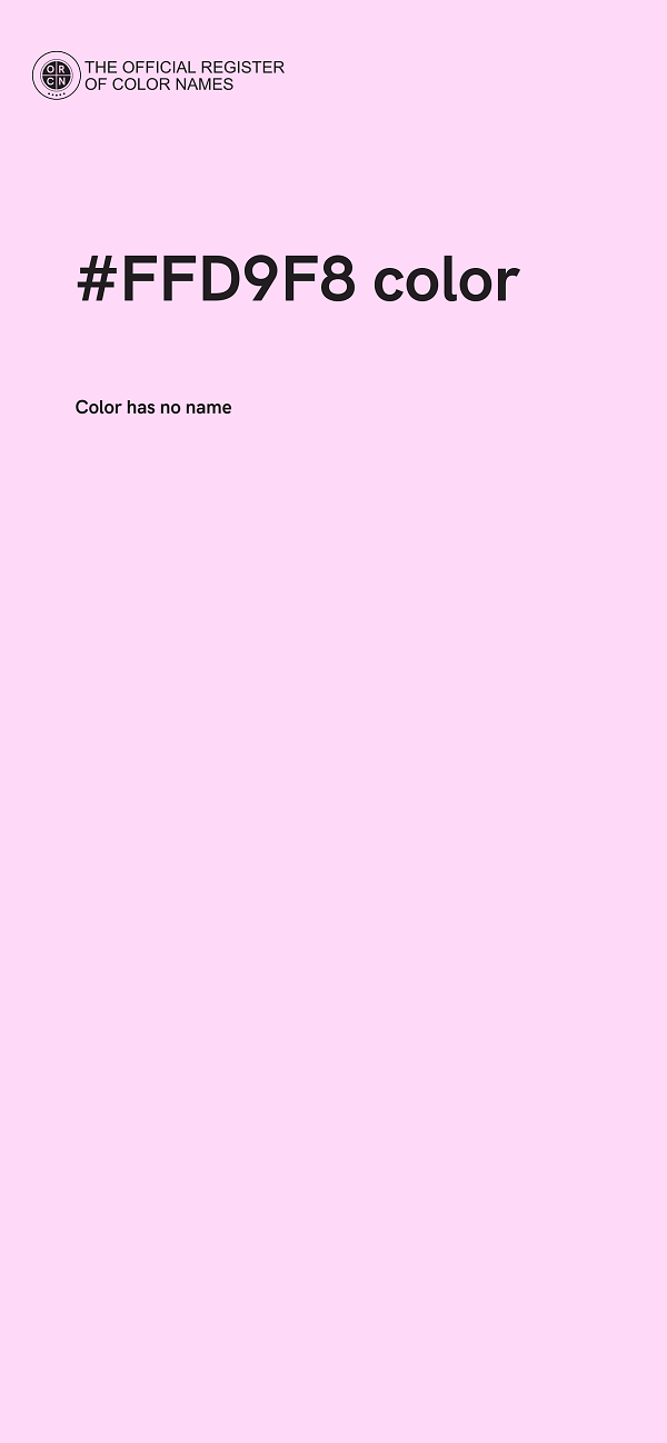 #FFD9F8 color image
