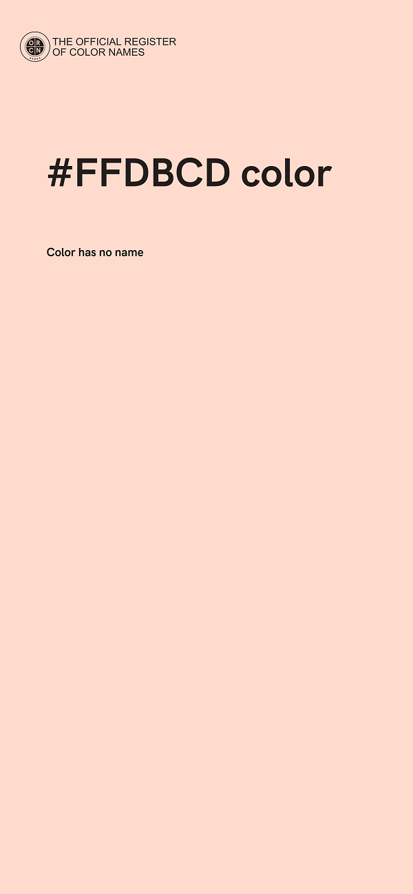 #FFDBCD color image