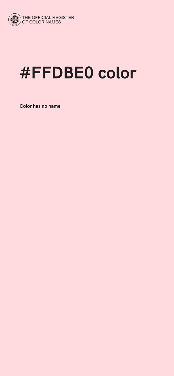 #FFDBE0 color image