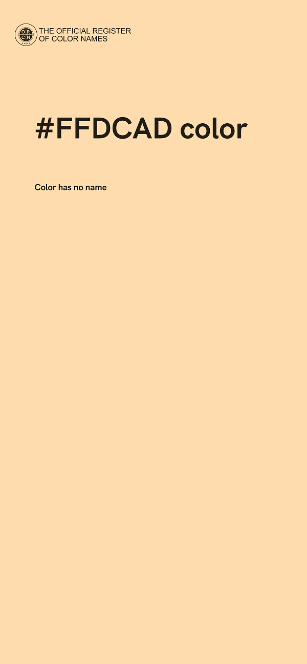 #FFDCAD color image