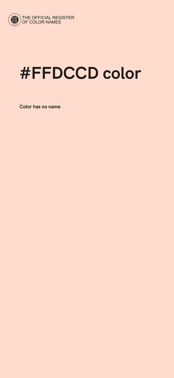 #FFDCCD color image