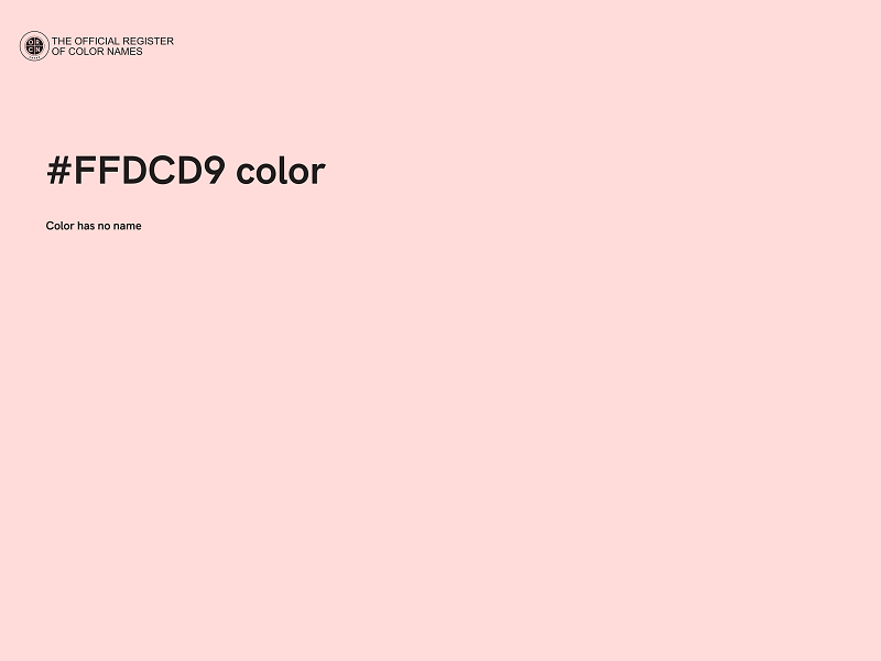#FFDCD9 color image