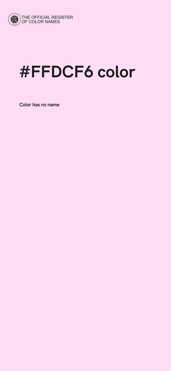 #FFDCF6 color image