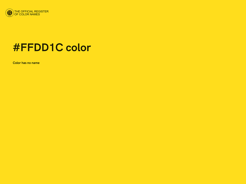 #FFDD1C color image