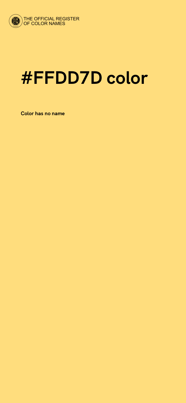 #FFDD7D color image