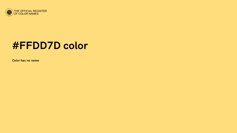 #FFDD7D color image