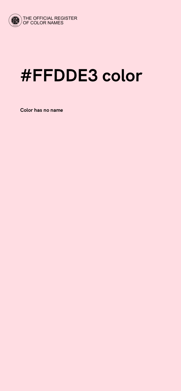 #FFDDE3 color image