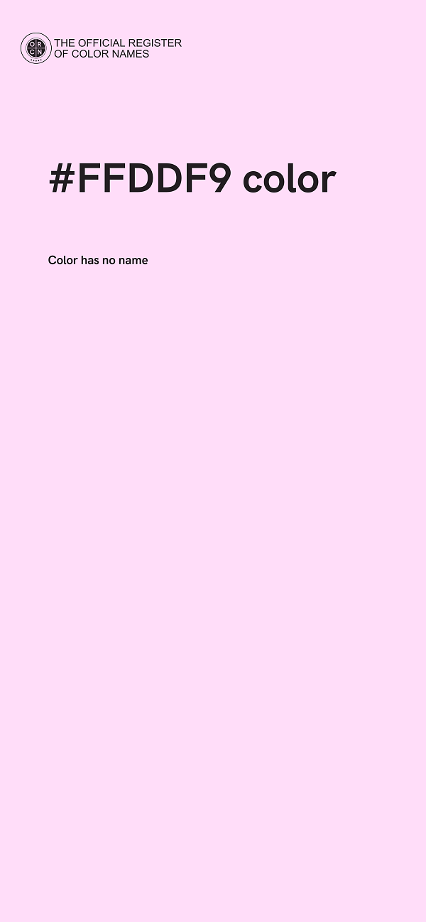 #FFDDF9 color image