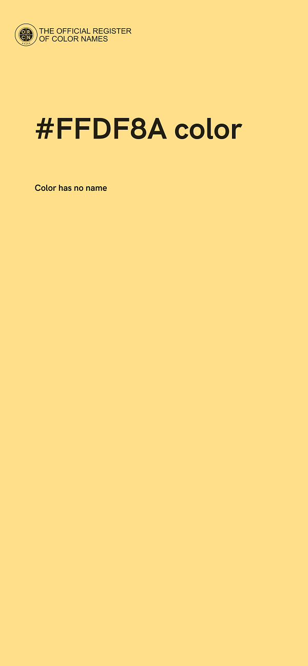 #FFDF8A color image