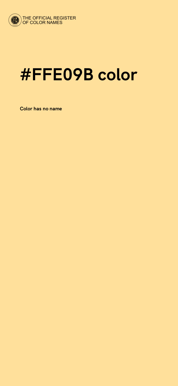 #FFE09B color image