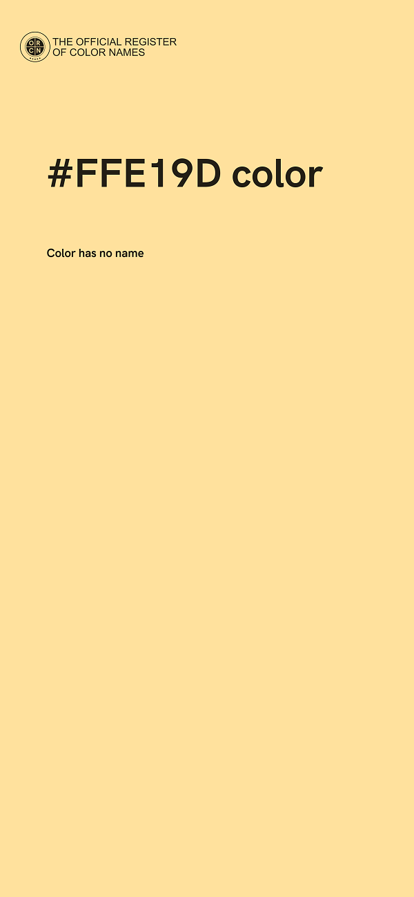 #FFE19D color image