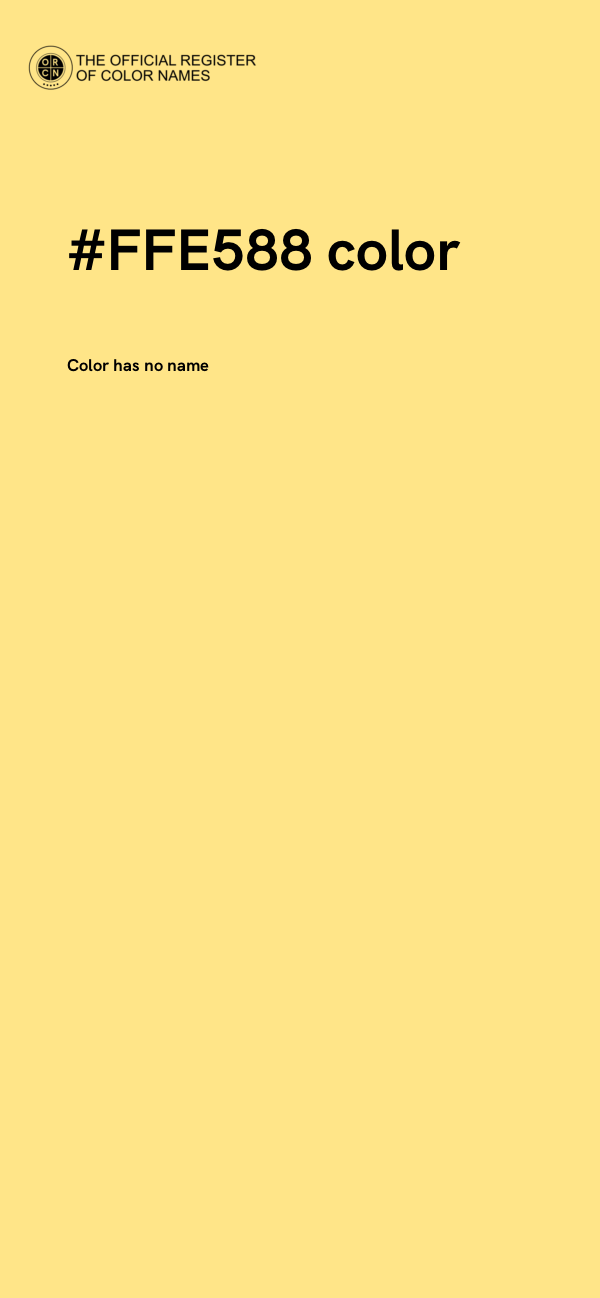 #FFE588 color image