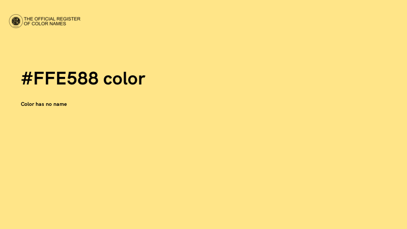 #FFE588 color image