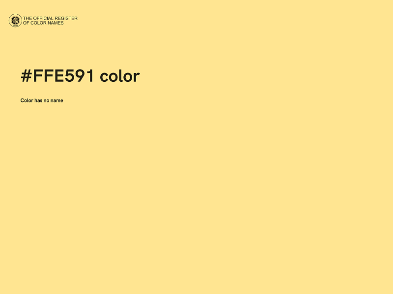 #FFE591 color image