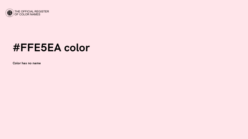 #FFE5EA color image