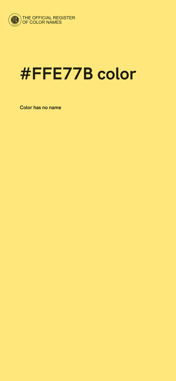 #FFE77B color image