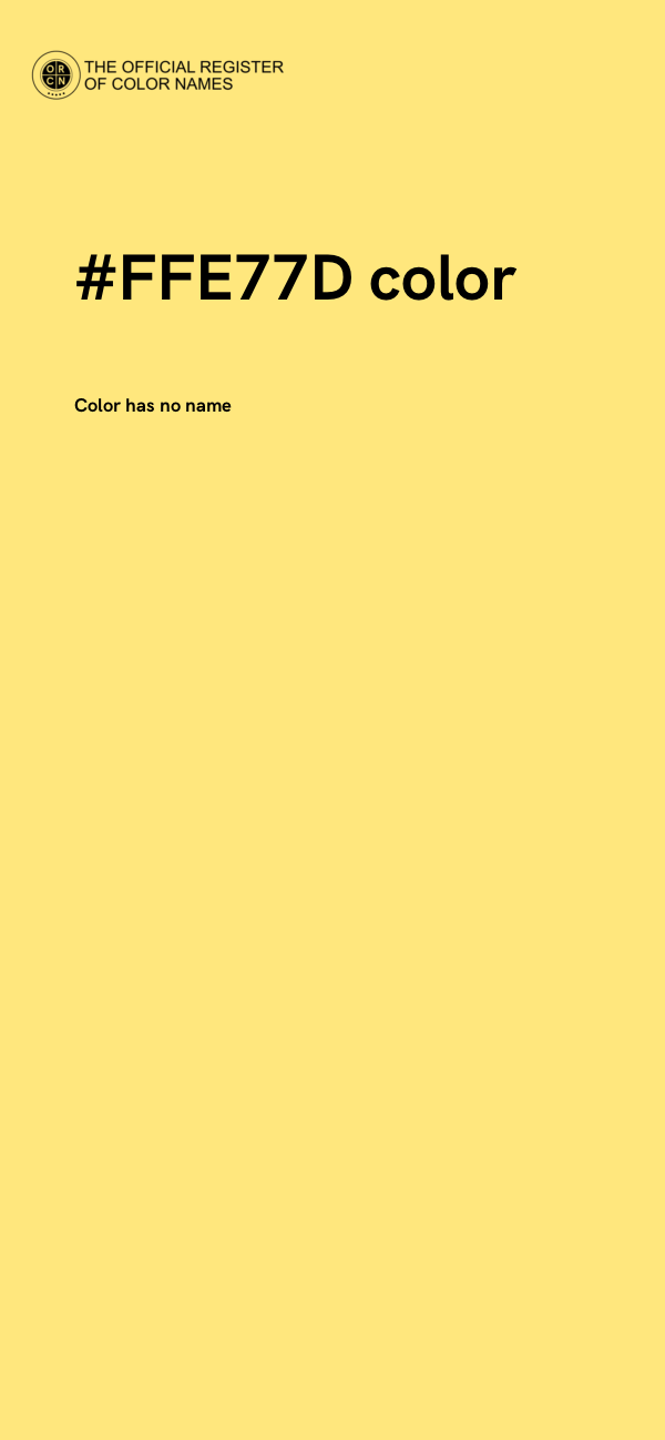 #FFE77D color image