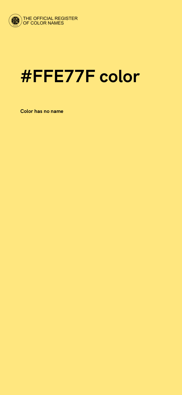 #FFE77F color image