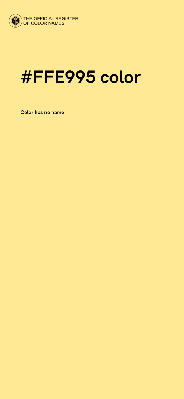 #FFE995 color image