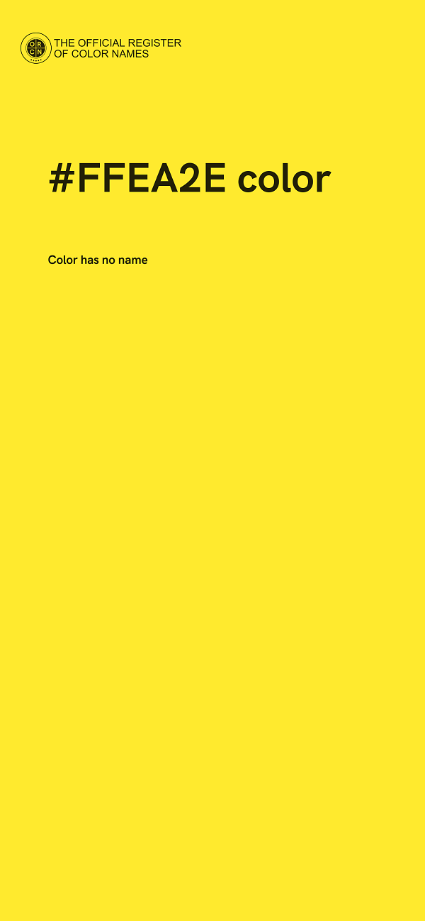 #FFEA2E color image